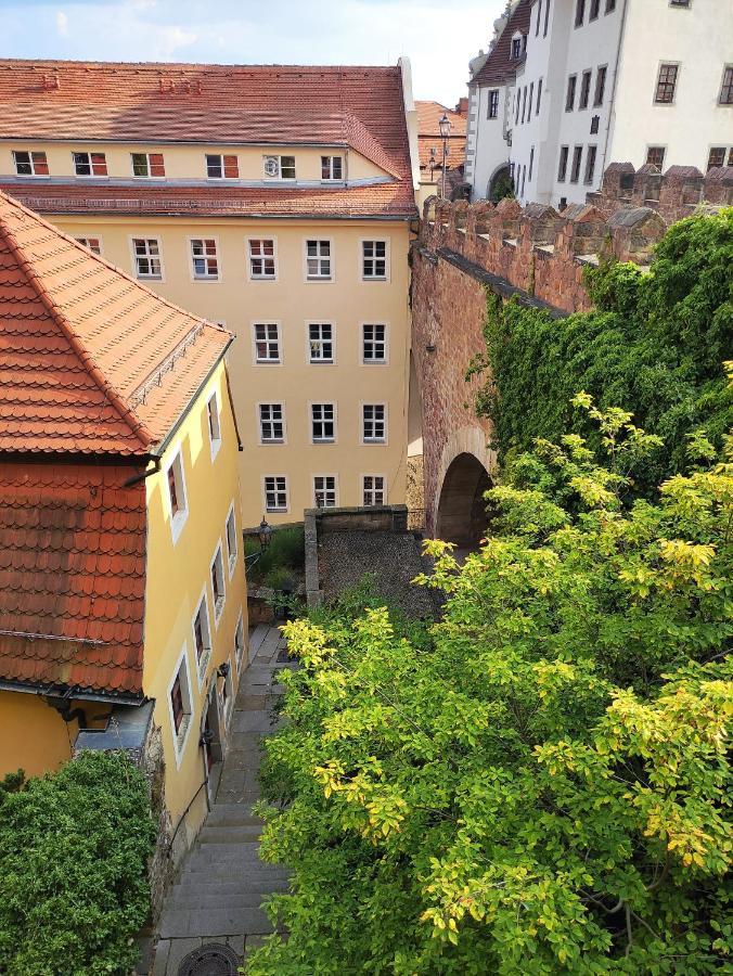 Goldrausch - Glanzvolle Ferienwohnung In Meissen Am Lutherplatz Exterior foto